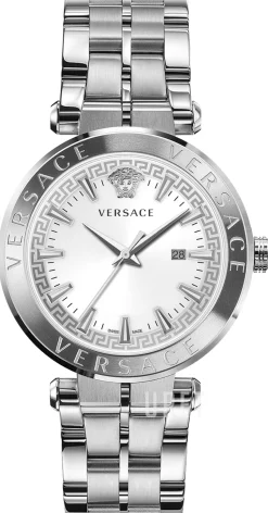 Aion Vit/Stål Ø44 mm