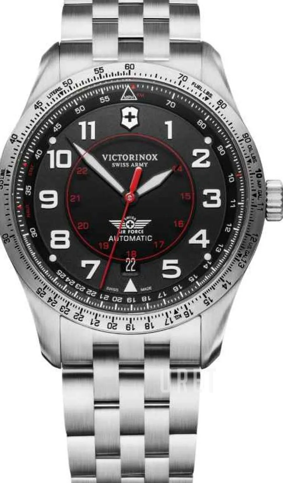 Airboss Svart/Stål Ø42 mm