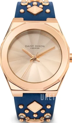 Alessandra Roséguldstonad/Läder Ø36 mm