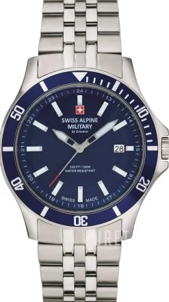 Alpine by Grovana Blå/Stål Ø42 mm