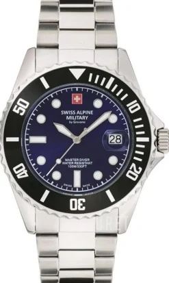 Alpine by Grovana Blå/Stål Ø43 mm