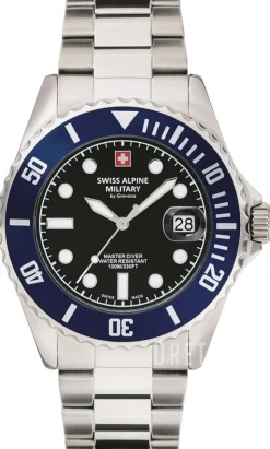 Alpine by Grovana Master Diver Svart/Stål Ø43 mm