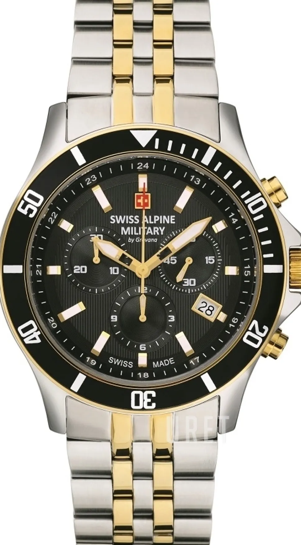 Alpine by Grovana Svart/Stål Ø42 mm