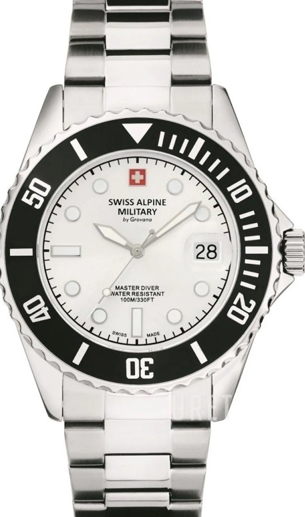 Alpine by Grovana Svart/Stål Ø43 mm