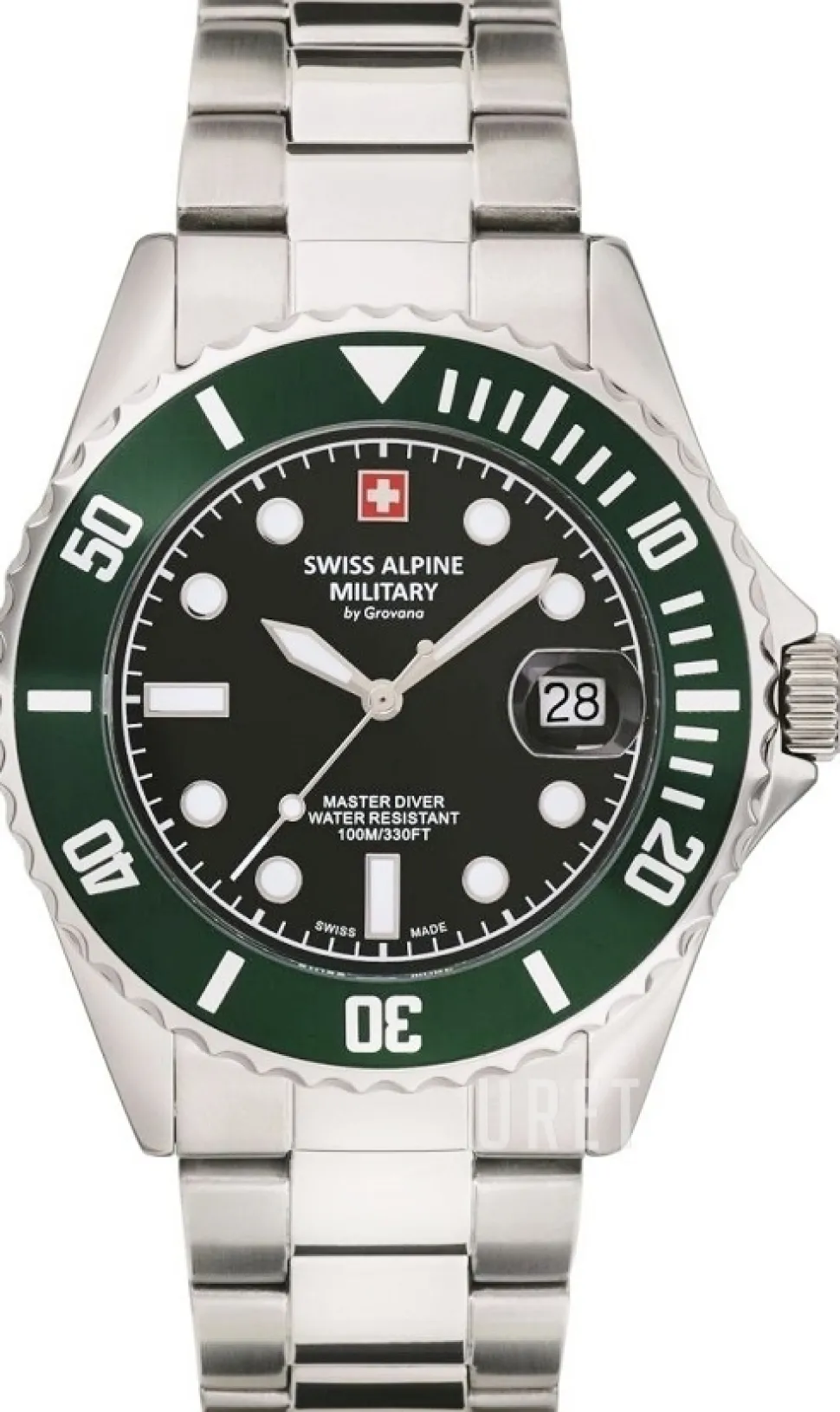 Alpine by Grovana Svart/Stål Ø43 mm