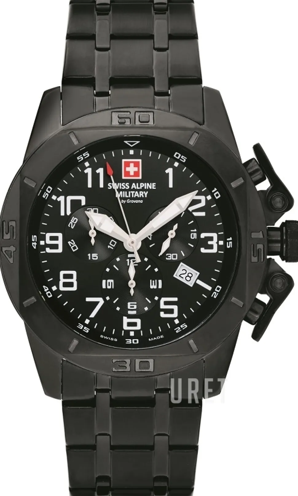 Alpine by Grovana Svart/Stål Ø45 mm