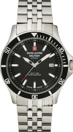 Alpine by Grovana Svart/Stål Ø42 mm