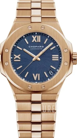 Alpine Eagle Blå/18 karat roséguld Ø41 mm