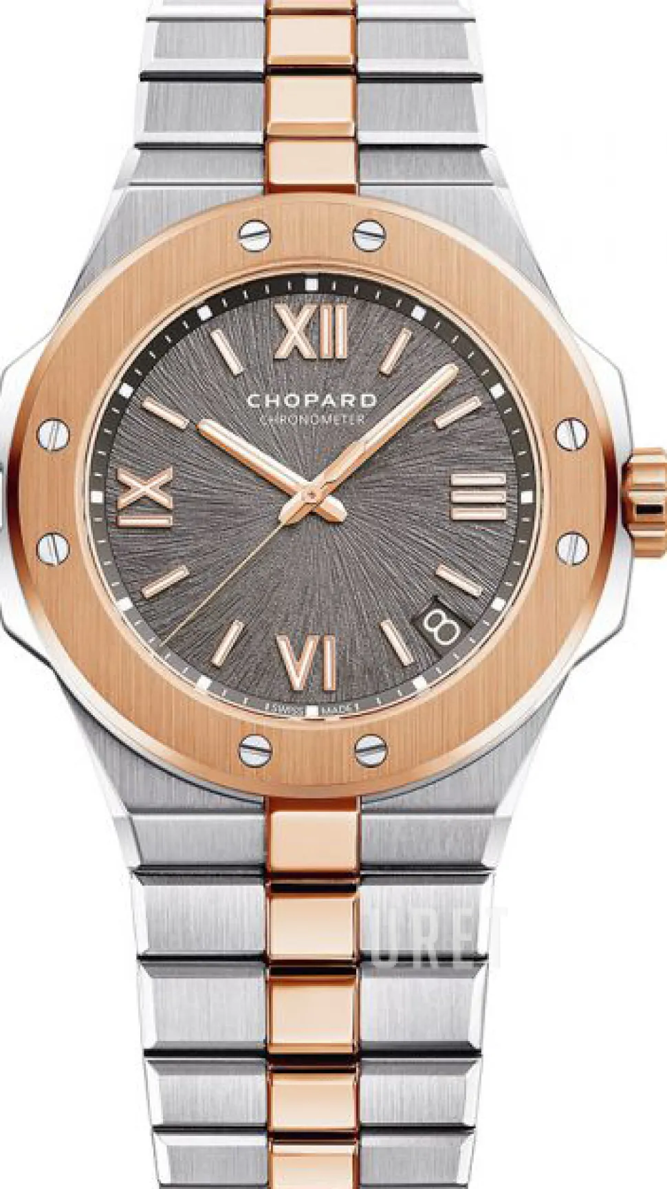 Alpine Eagle Grå/18 karat roséguld Ø41 mm