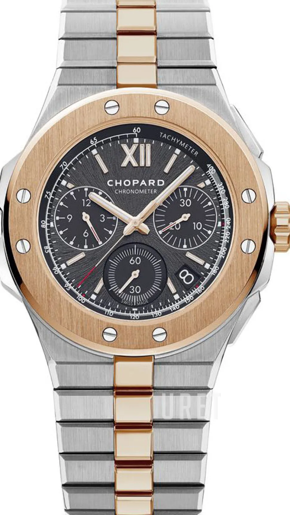 Alpine Eagle Grå/18 karat roséguld Ø44 mm