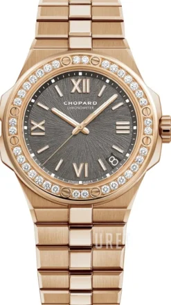 Alpine Eagle Grå/18 karat roséguld Ø41 mm