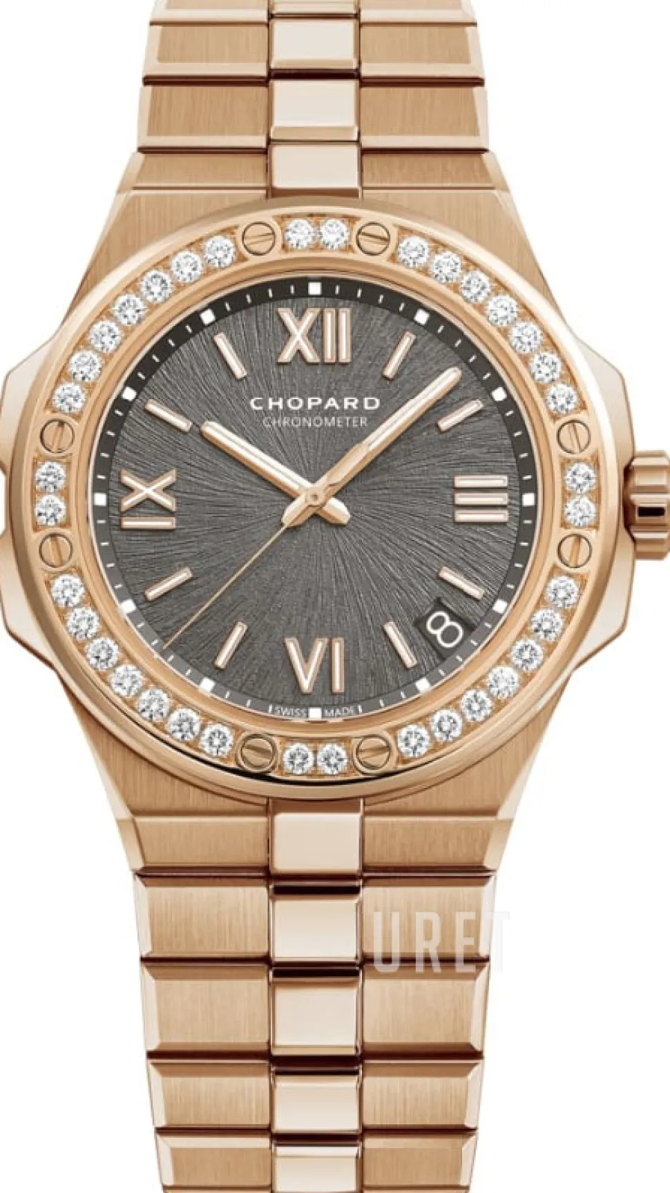 Alpine Eagle Grå/18 karat roséguld Ø41 mm