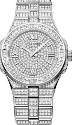 Alpine Eagle Silverfärgad/18 karat vitt guld Ø41 mm