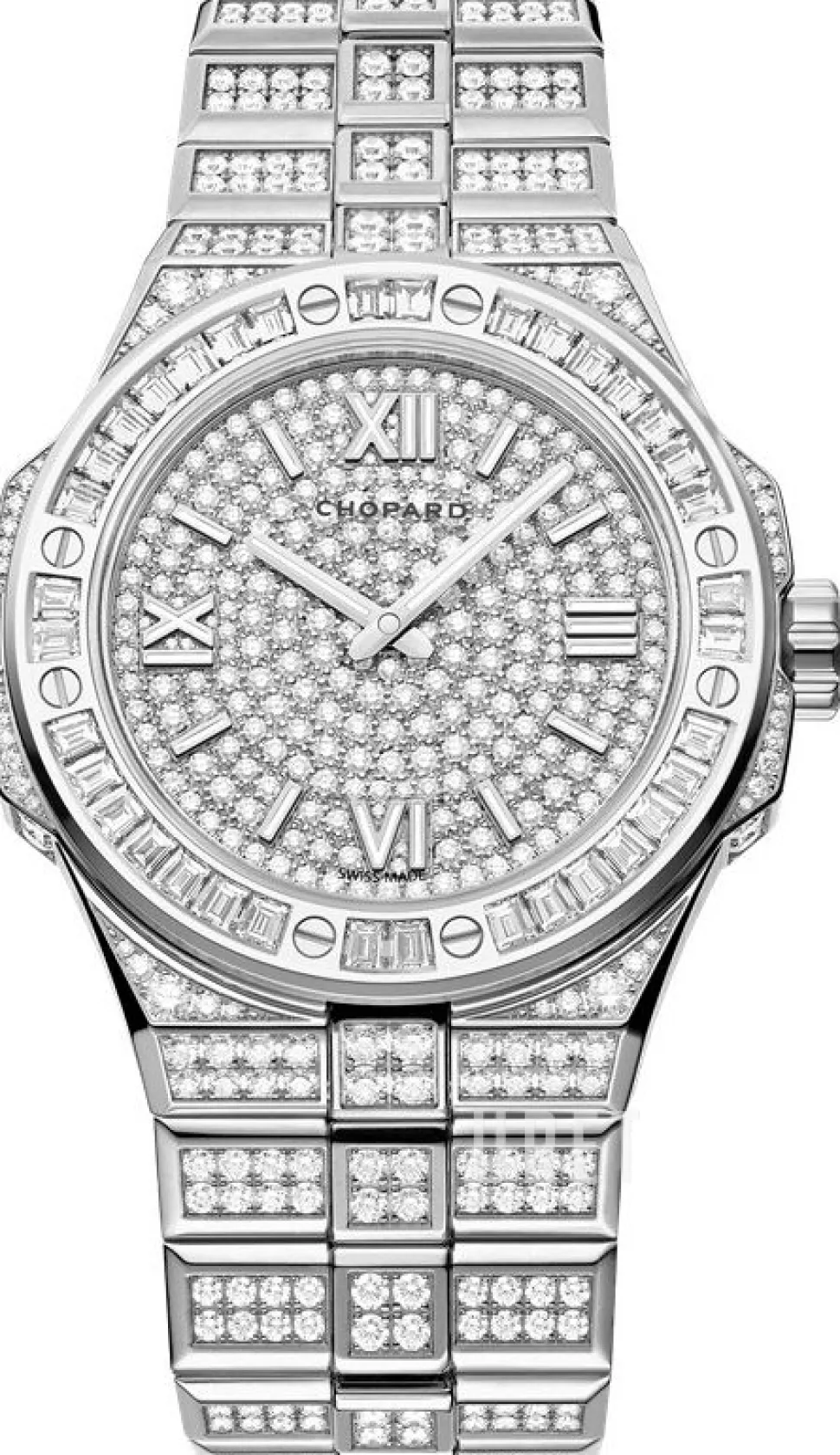 Alpine Eagle Silverfärgad/18 karat vitt guld Ø41 mm