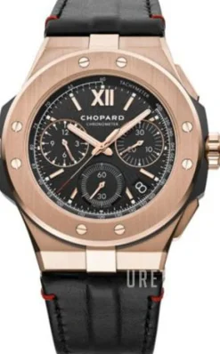 Alpine Eagle Svart/Läder Ø44 mm