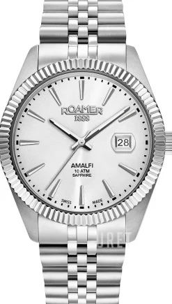 Amalfi Gents Silverfärgad/Stål Ø42 mm