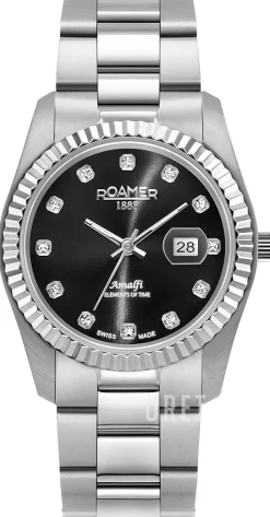 Amalfi Svart/Stål Ø34 mm