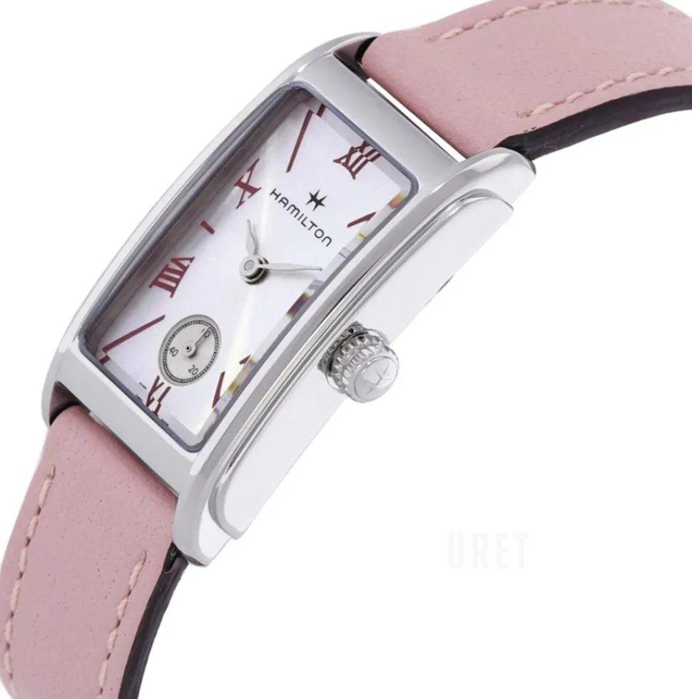 American Classic Ardmore Silverfärgad/Läder 27x19 mm