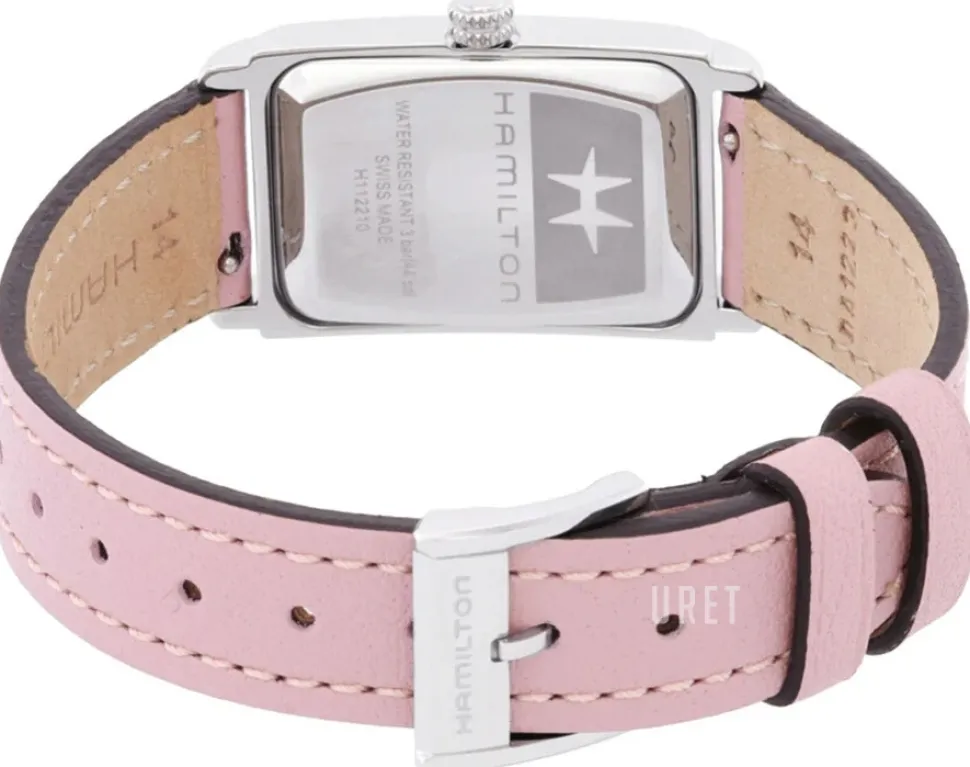 American Classic Ardmore Silverfärgad/Läder 27x19 mm