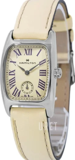 American Classic Boulton Beige/Läder 27x24 mm