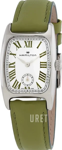 American Classic Boulton Vit/Läder 27x24 mm