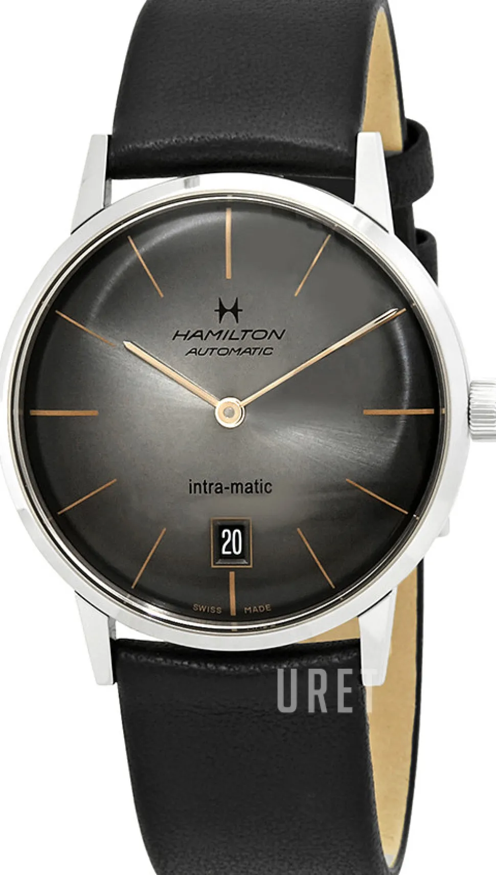 American Classic Intra-Matic Svart/Läder Ø38 mm