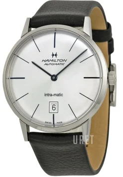 American Classic Timeless Intra-Matic Silverfärgad/Läder Ø38 mm