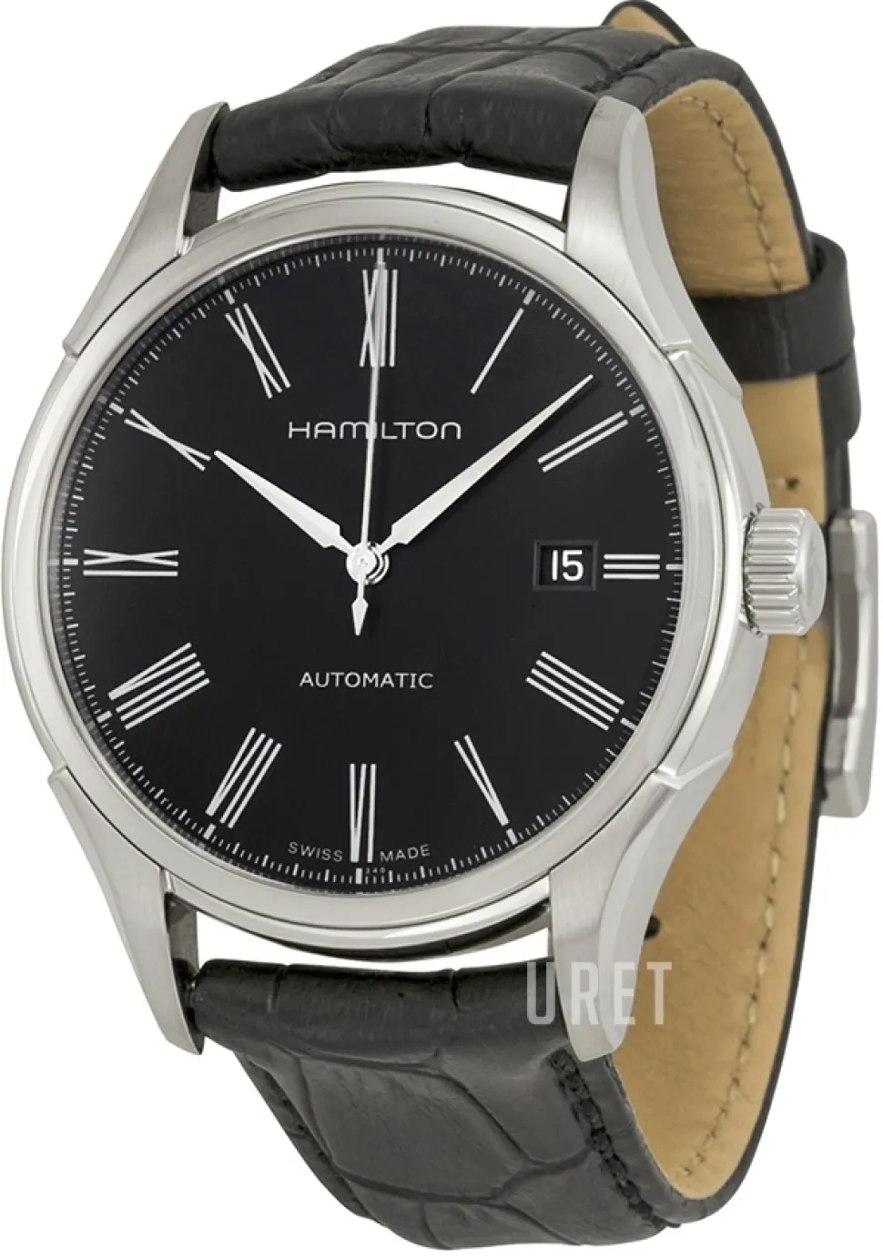 American Classic Timeless Valiant Svart/Läder Ø40 mm