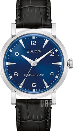 American Clipper Blå/Läder Ø39 mm