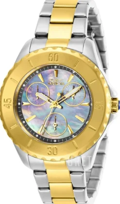 Angel Grå/Gulguldtonat stål Ø38 mm