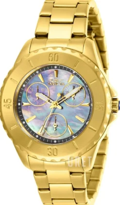 Angel Grå/Gulguldtonat stål Ø38 mm