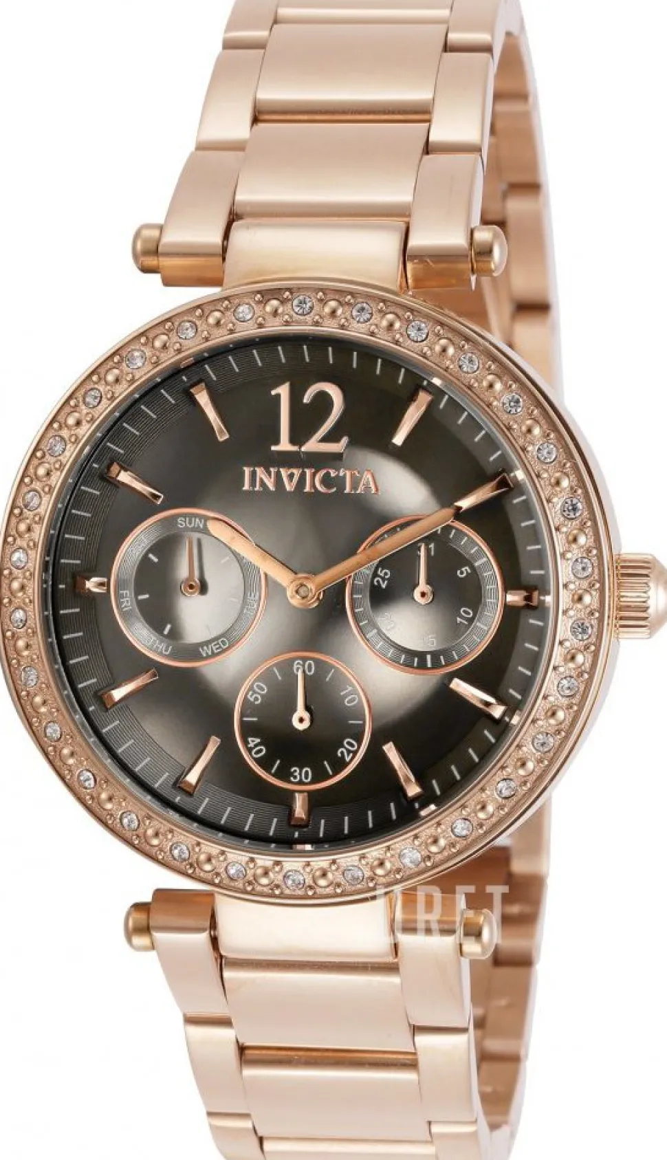 Angel Grå/Roséguldstonat stål Ø36 mm