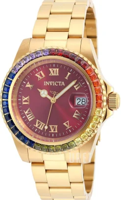 Angel Röd/Gulguldtonat stål Ø40 mm