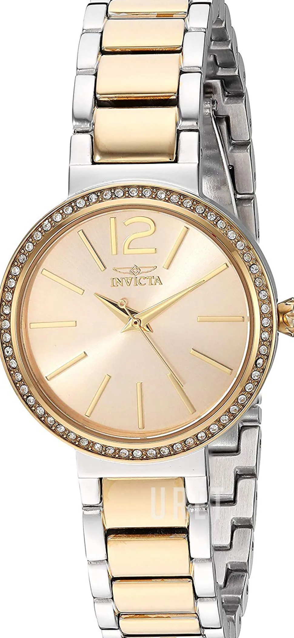 Angel Rosa/Gulguldtonat stål Ø30 mm