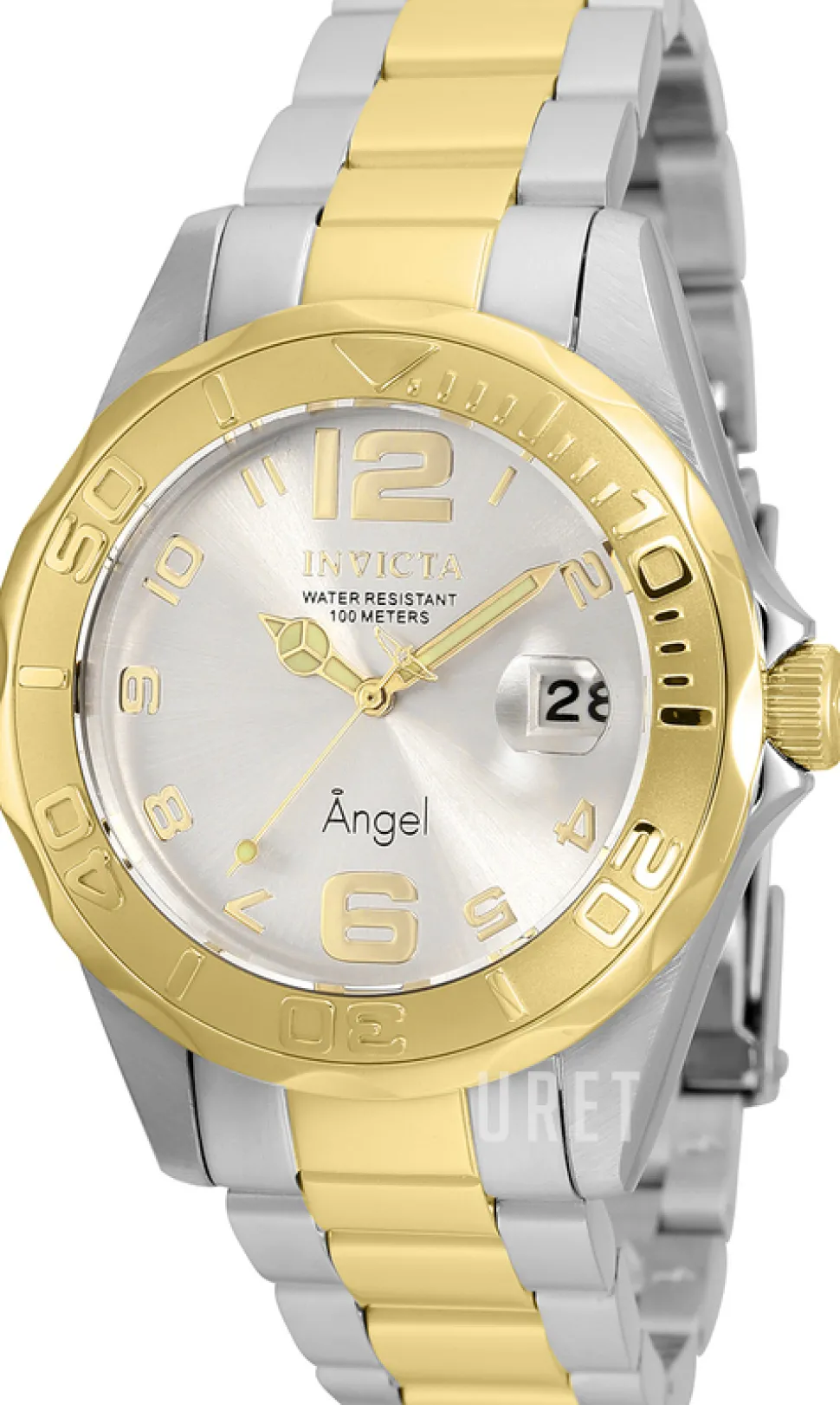 Angel Silverfärgad/Gulguldtonat stål Ø38 mm