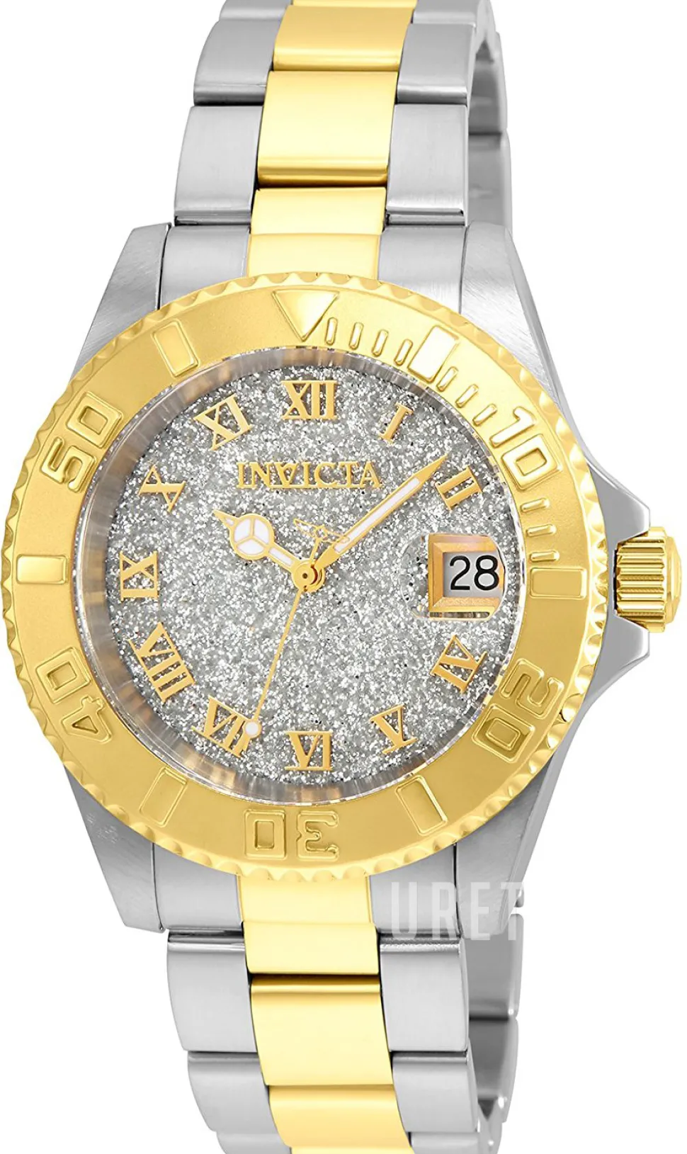 Angel Silverfärgad/Gulguldtonat stål Ø40 mm