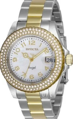 Angel Vit/Gulguldtonat stål Ø40 mm