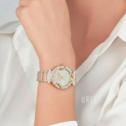 Animalier Atrani Silverfärgad/Roséguldstonat stål Ø32 mm