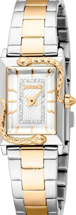 Animalier Dolcezza Snake Silverfärgad/Gulguldtonat stål