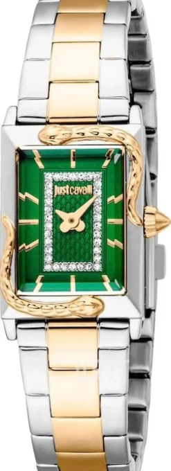 Animalier Dolcezza Snake Grön/Gulguldtonat stål