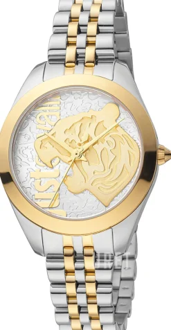 Animalier Silverfärgad/Gulguldtonat stål Ø32 mm