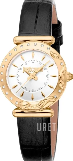 Animalier Stella Snake Vit/Läder Ø28 mm