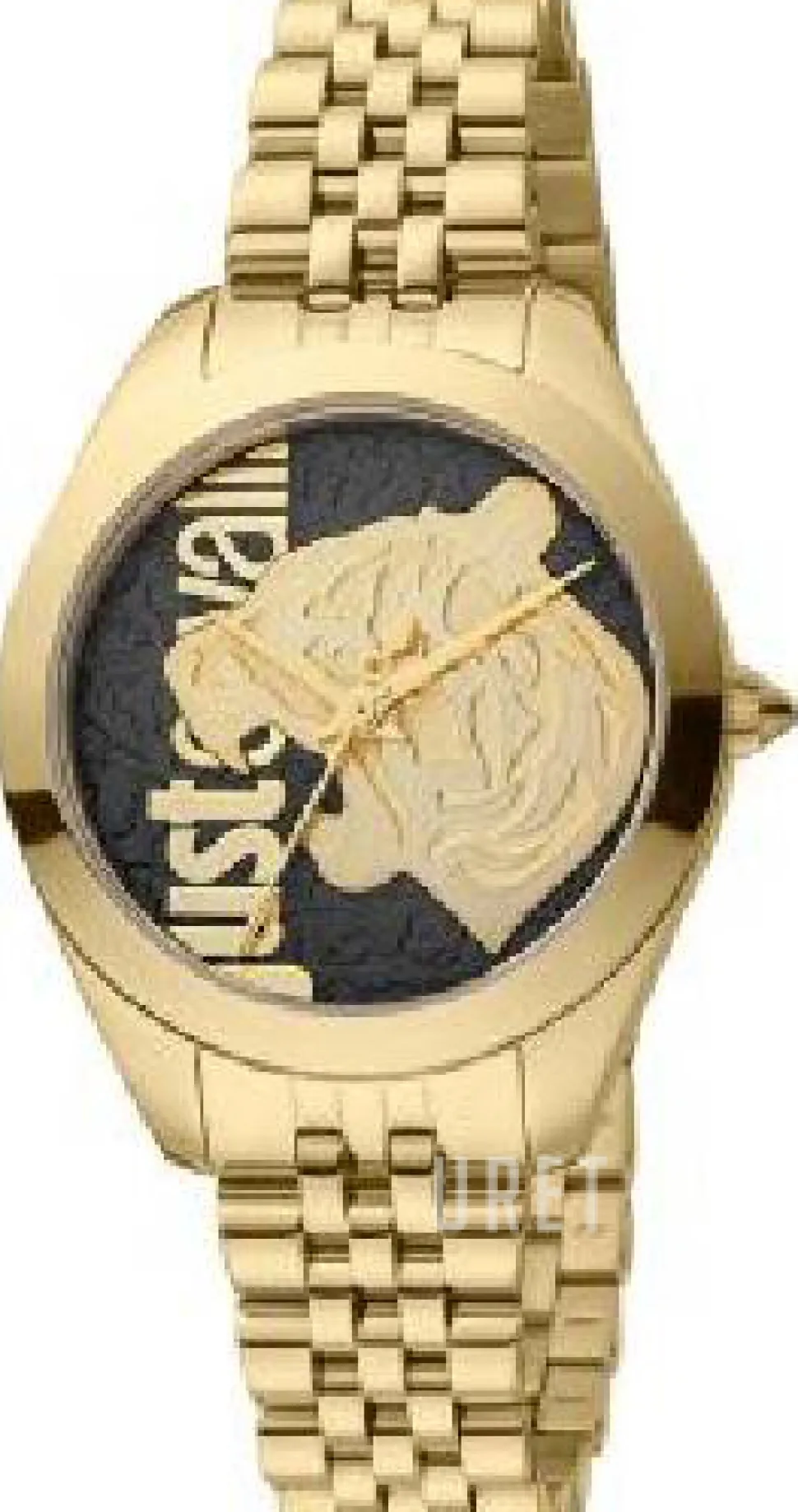 Animalier Svart/Gulguldtonat stål Ø32 mm