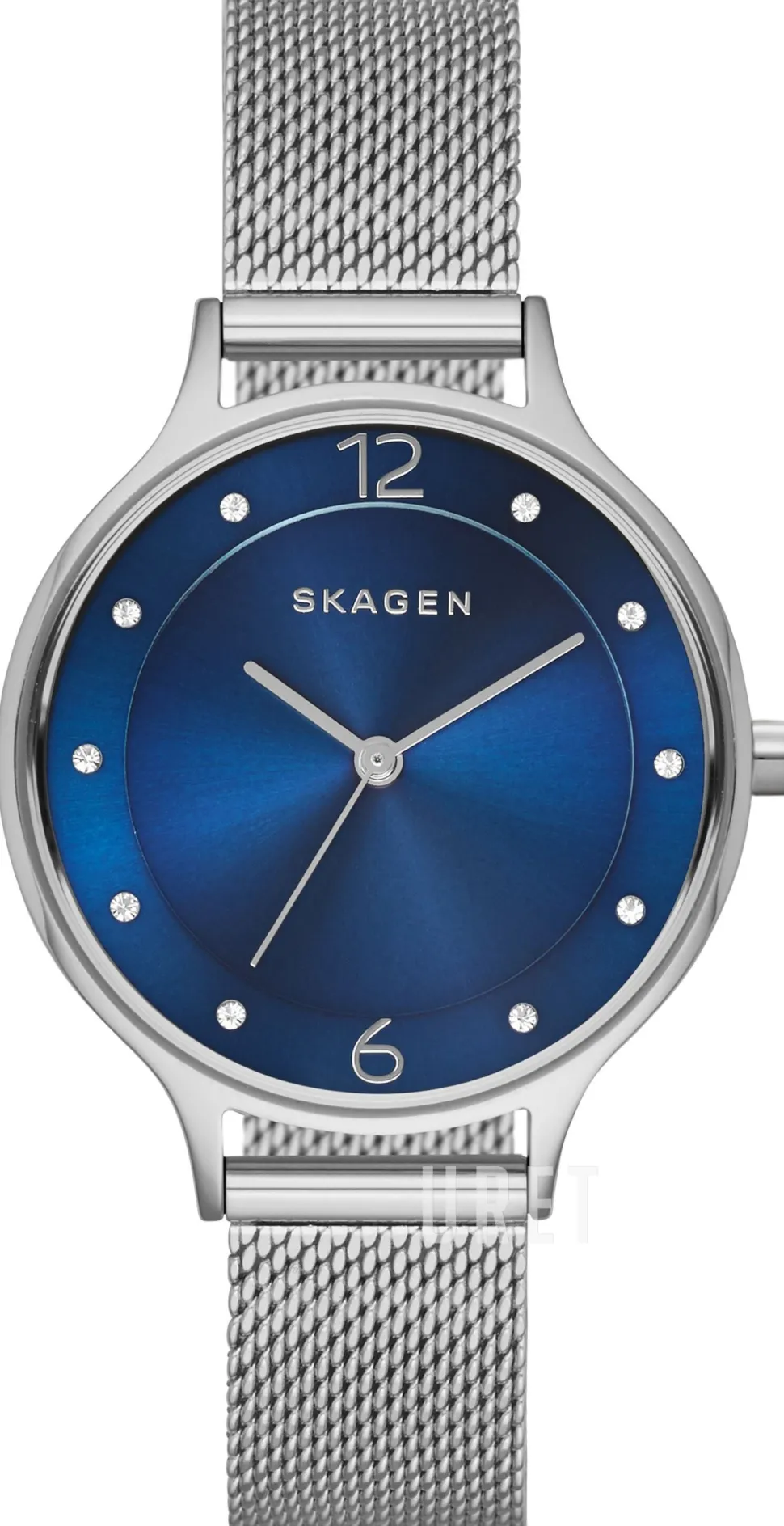 Anita Blå/Stål Ø30 mm