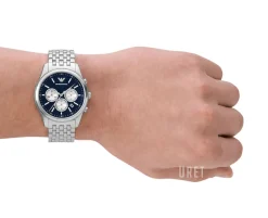 Antonio Blå/Stål Ø41 mm