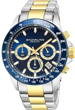 Aquadiver Blå/Gulguldtonat stål Ø45 mm