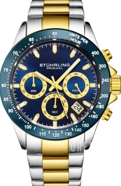 Aquadiver Blå/Gulguldtonat stål Ø45 mm