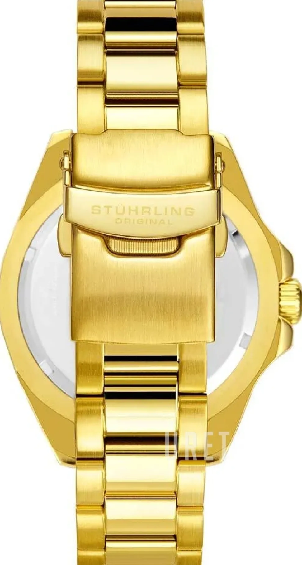 Aquadiver Blå/Gulguldtonat stål Ø42 mm