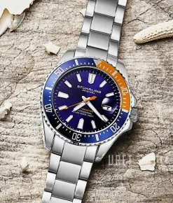 Aquadiver Blå/Stål Ø42 mm