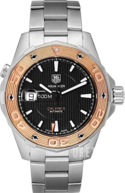 Aquaracer 500 M Calibre 5 Automatic Svart/Stål Ø43 mm